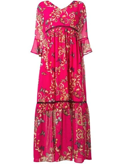 Liu •jo Liu Jo Printed Maxi Dress - Pink