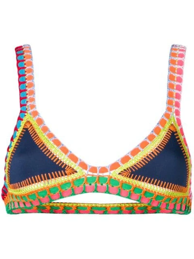 Kiini Tasmin Bikini Top In Blue