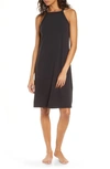 Lusome Bianca Sleeveless Nightgown In Noir