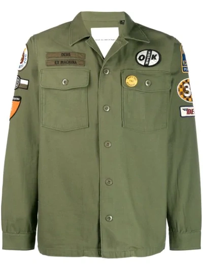 Deus Ex Machina Military Shirt Jacket In Green