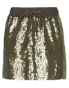 Alberta Ferretti Mini Skirts In Green