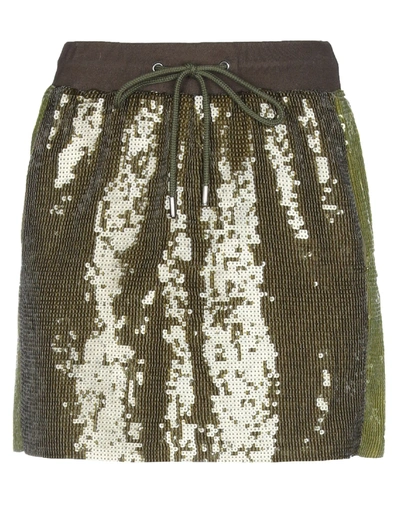 Alberta Ferretti Mini Skirts In Green