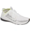 Nike Women's Air Zoom Fearless Knit Low-top Sneakers In White/ Platinum Tint/ Black