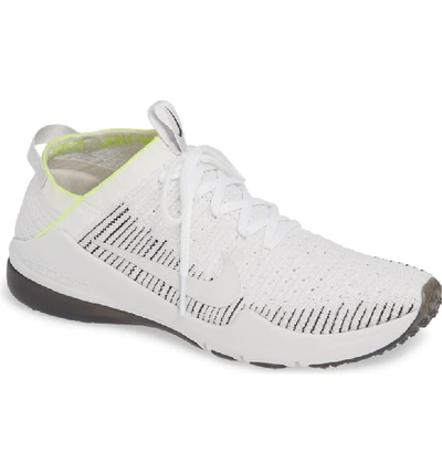 Nike Women's Air Zoom Fearless Knit Low-top Sneakers In White/ Platinum Tint/ Black