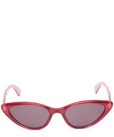 Marc Jacobs Women's Cat Eye Sunglasses, 52mm In Fuschia/gray Solid