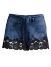 Ginia Pick & Mix Lace Shorts In Royal Blue