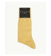 Falke Tiago Cotton-blend Socks In Mustard