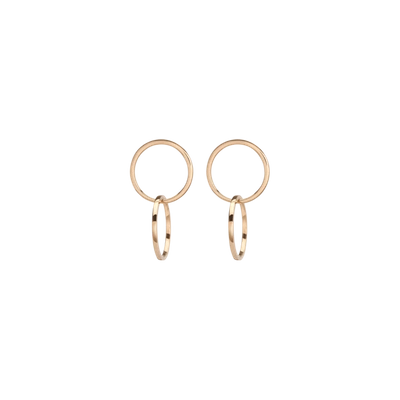 Aurate Connection Earring Small In Gold