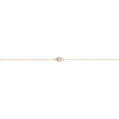 Aurate Diamond Bezel Bracelet In Gold