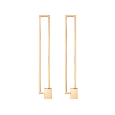 Aurate Tableau Earrings In Gold