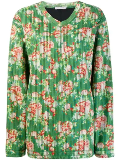 Craig Green Floral Print Top In Green