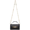 Gucci Zumi Logo Plaque Leather Cross-body Bag In Black