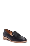 Madewell The Elinor Loafer In Black Leather
