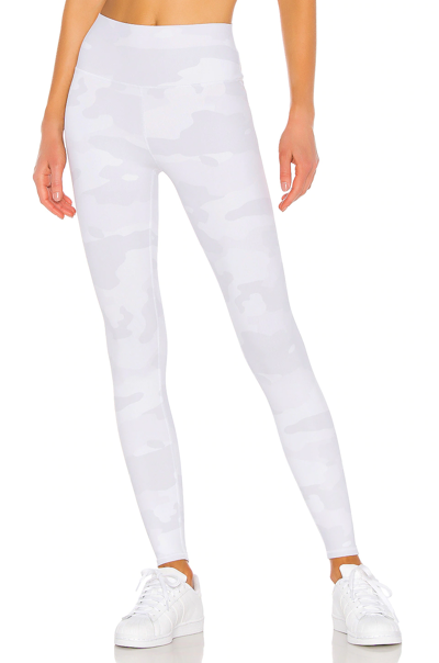 Alo Yoga Vapor High Waist Leggings In White Camouflage