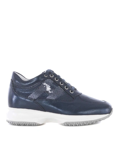 Hogan Interactive Sneakers In Blue