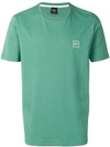 Hugo Boss Boss  T-shirt Mit Logo-stickerei - Grün In Green