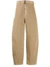 Lemaire Wide Leg Trousers - Neutrals