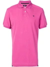 Hackett Logo Embroidered Polo Shirt - Pink