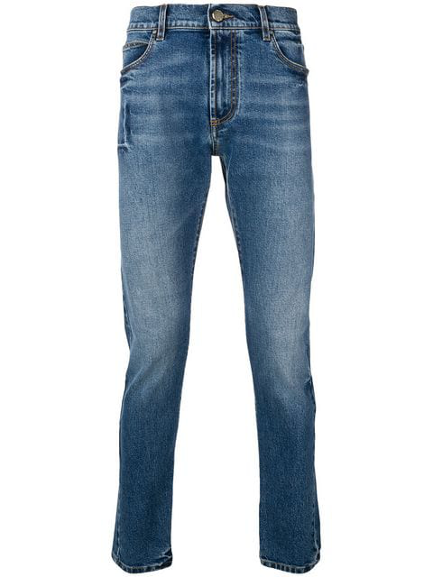 Paura Slim Fit Jeans In Blue | ModeSens