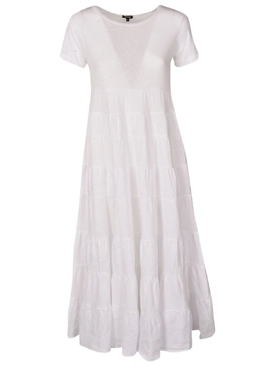 Aspesi Ruffled Dress In White