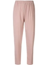 Mansur Gavriel Elasticated Trousers In Pink