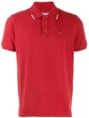 Jacob Cohen Embroidered Logo Polo Shirt In Red