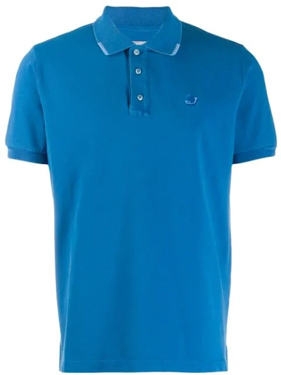 Jacob Cohen Poloshirt Mit Logo-stickerei - Blau In Blue