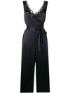 Stella Mccartney Tie Waist Jumpsuit In Blue