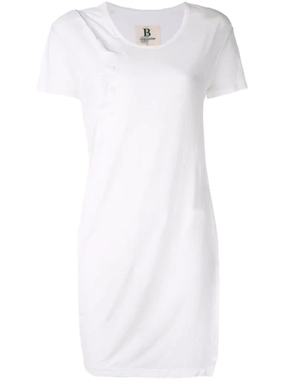 Yohji Yamamoto Twisted Drape T-shirt In White