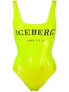 Iceberg Sequin Embellished Swimsuit - Green