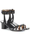 Isabel Marant Joakee Studded Suede Sandals In Black