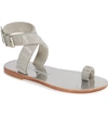 Free People Sunset Cruise Sandal In Silver