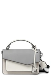 Botkier Cobble Hill Leather Crossbody Bag - Grey In Dove Colorblock