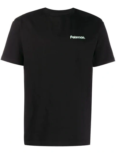 Paterson Geometric Printed T-shirt In Black