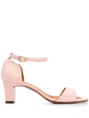 Chie Mihara Lusaka Heeled Sandals In Pink
