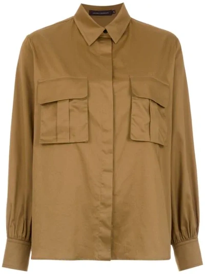 Andrea Marques Military Shirt In Green