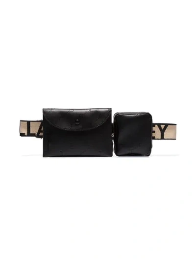Stella Mccartney Monogram Utility Belt Bag In Black