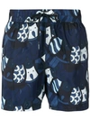 Rrd Printed Swimshorts In Blue