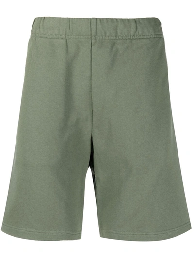Carhartt Elasticated-waist Knee-length Bermuda Shorts In Khaki,green
