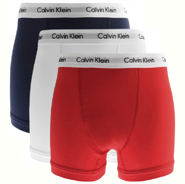 Underwear 3 Pack Boxer Shorts in Red Underwear 3 Pack Boxer Shorts in Red