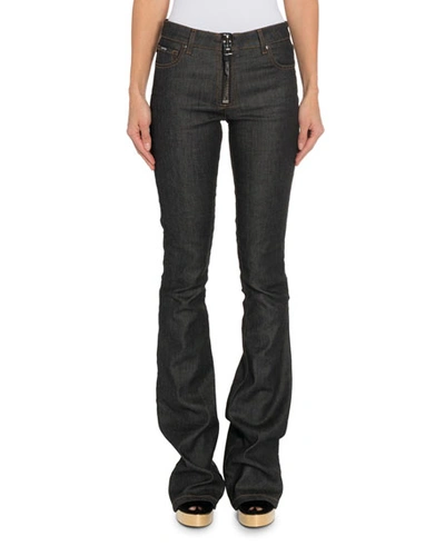Tom Ford Zip-front Flare Jeans In Black