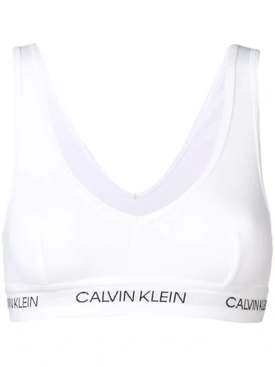 Calvin Klein Underwear Ungefütterter Bh - Weiss In White