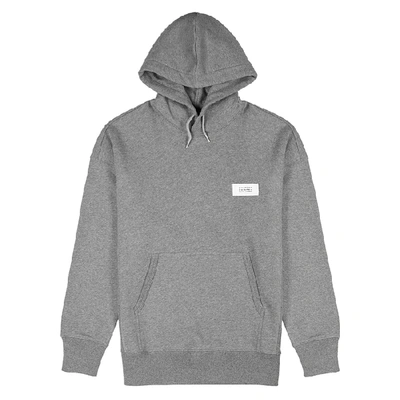 Givenchy Mélange Cotton-jersey Hooded Sweatshirt In Grey