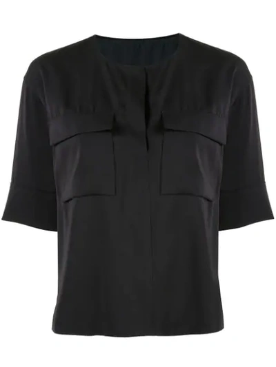 Ballsey Pocket-detail T-shirt - Black