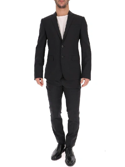 Dsquared2 Two Piece Capri Suit In Black