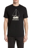 Patagonia Live Simply Wind Powered Responsibili-tee T-shirt In Black