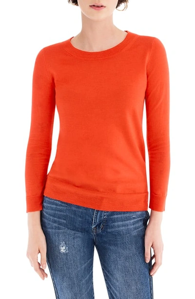 Jcrew Tippi Merino Wool Sweater In Resort Orange