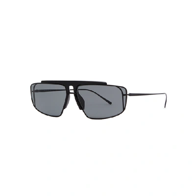 Prada Black Aviator-style Sunglasses