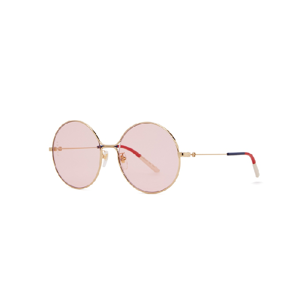 rose gold gucci sunglasses