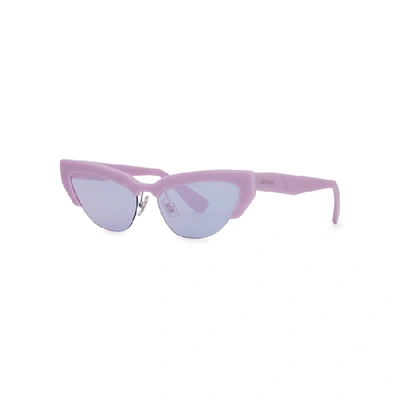 Miu Miu Purple Cat Eye Sunglasses Miu Miu  main image 4